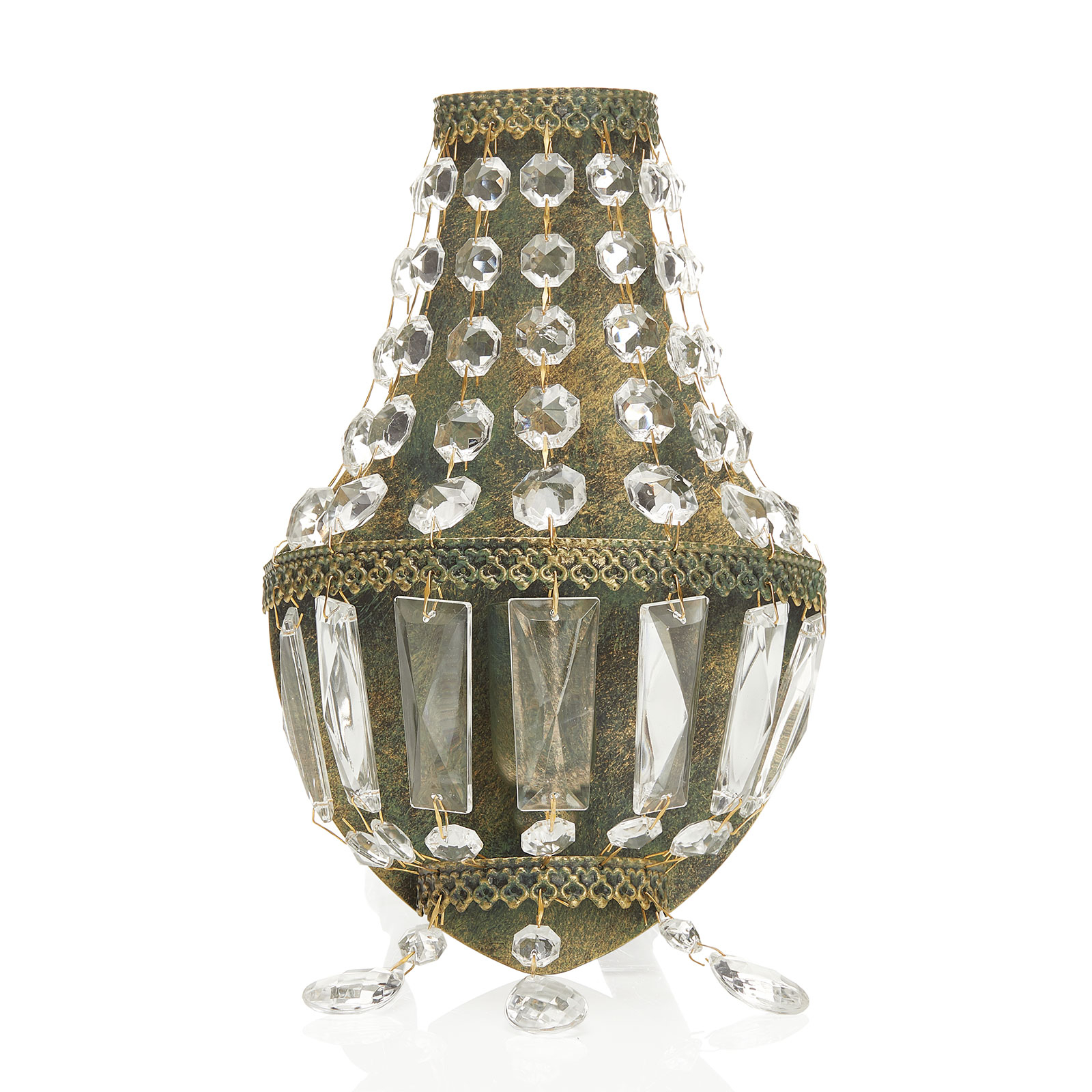 Crystal wall light CUPOLA