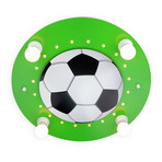 Football ceiling light, 4-bulb