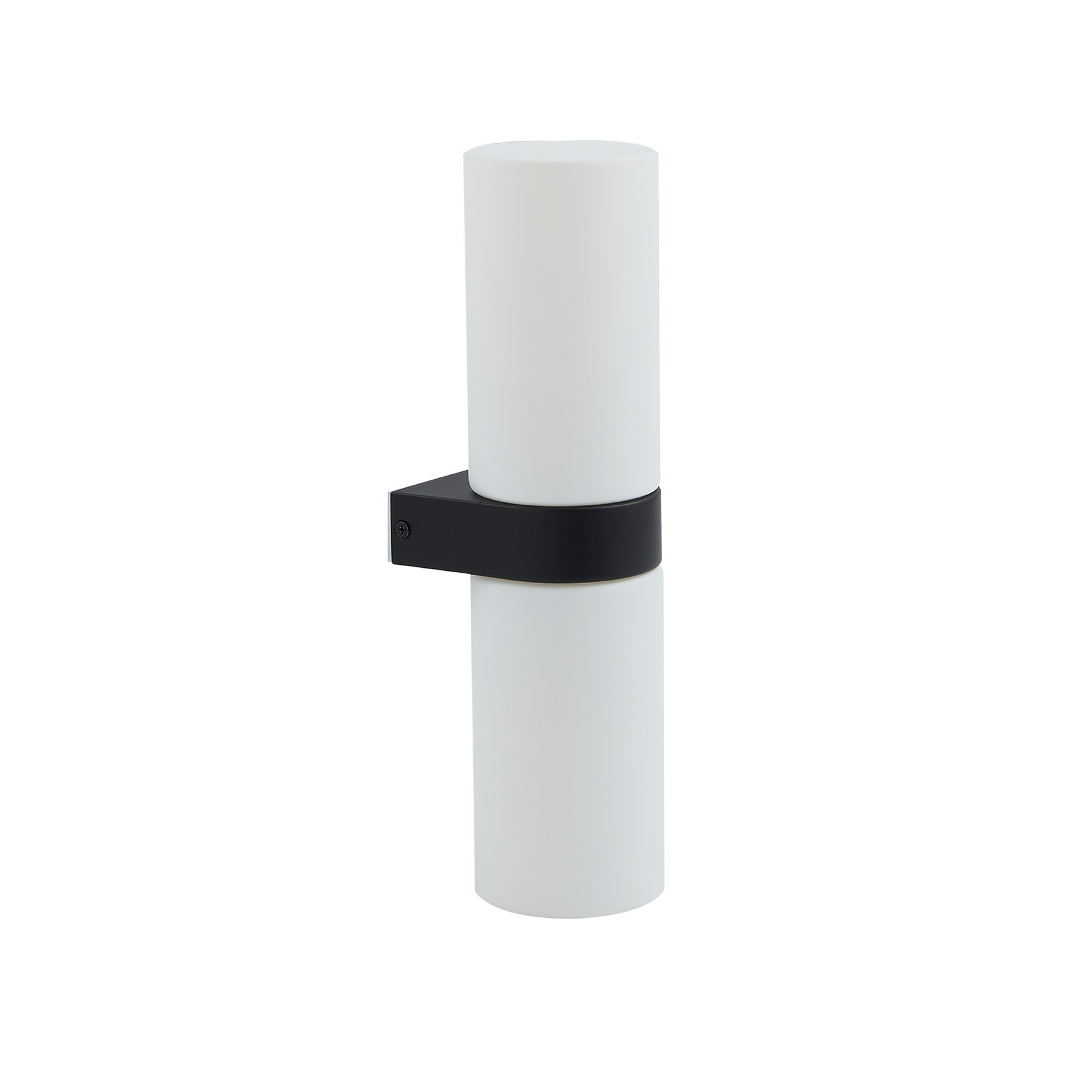 Basolo Wandleuchte H31,5 IP44 Schwarz - Lucande