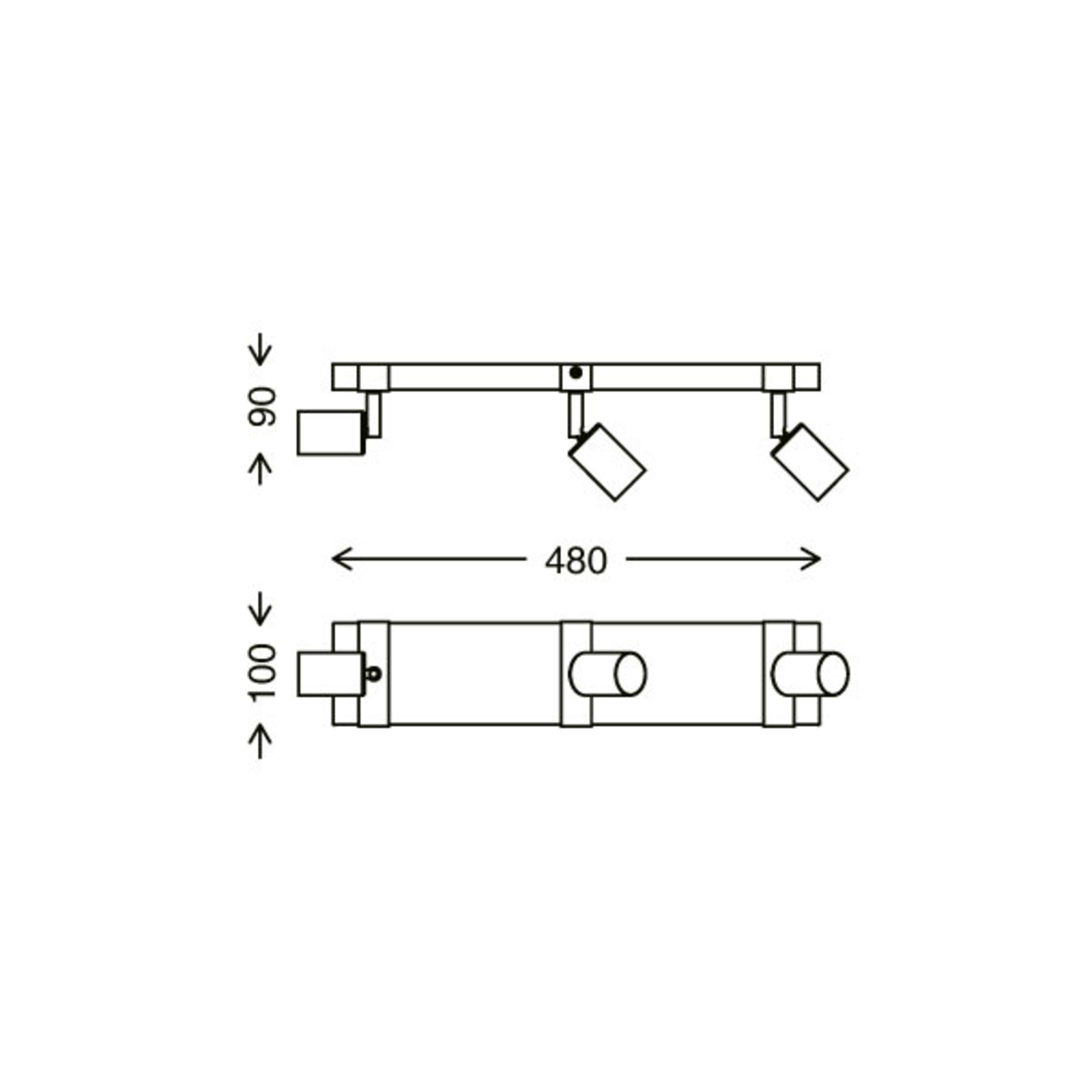 Deckenleuchte Wood Basic, dreiflammig kaufen | Lampenwelt.ch