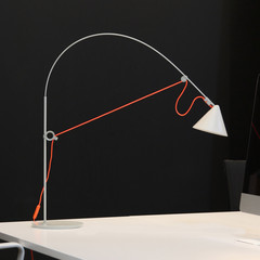 stolová LED lampa midgard AYNO S, sivá/oranžová, 4 000 K, 76 cm