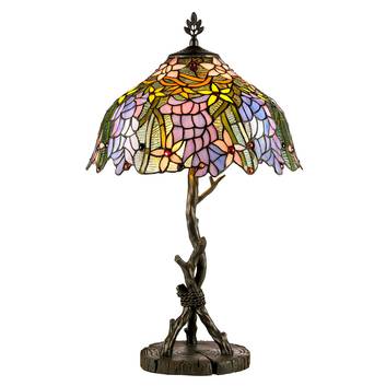 KT1082+AG711P table lamp in Tiffany style
