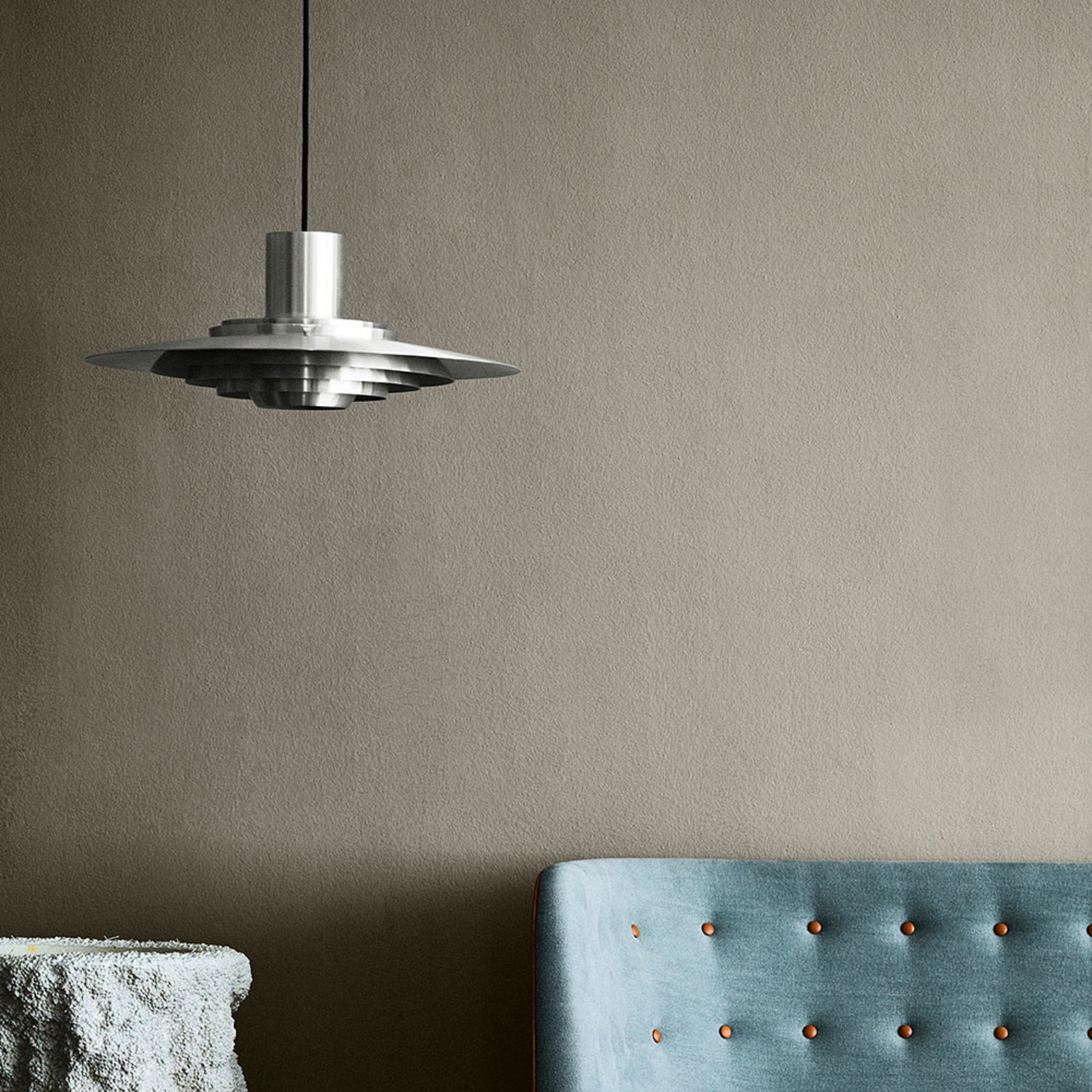 P376 Lámpara colgante KF1 Aluminio - &Tradition