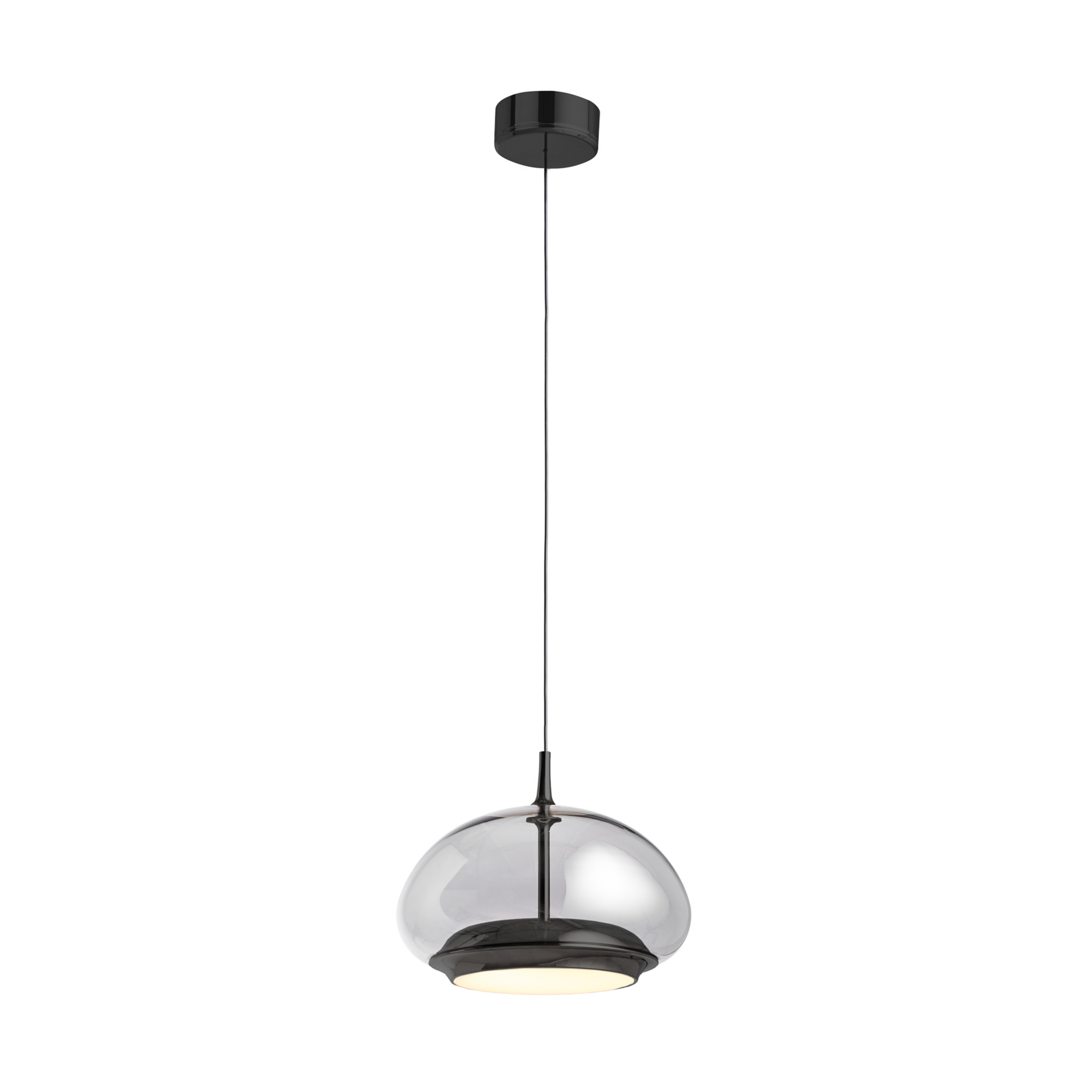Avalon hanglamp Smoked/Black Chrome - LOOM DESIGN