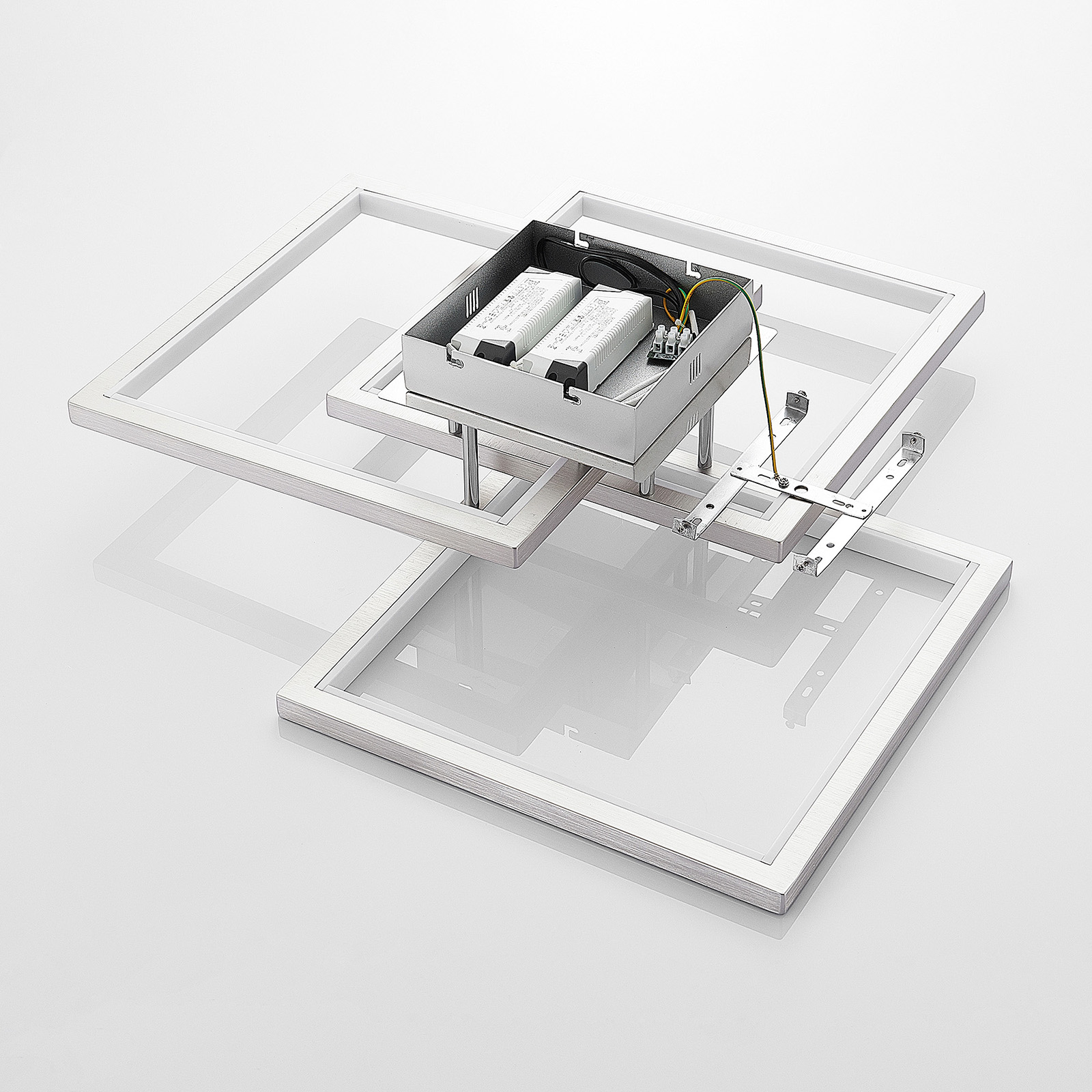 UDGÅET - Avilara LED Stropna lampa 70x70 Alu - Lucande