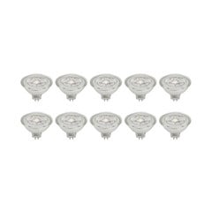 Prios LED reflektor GU5.3 4.3W 345lm 36° läbipaistev 827 komplekt 10 tk