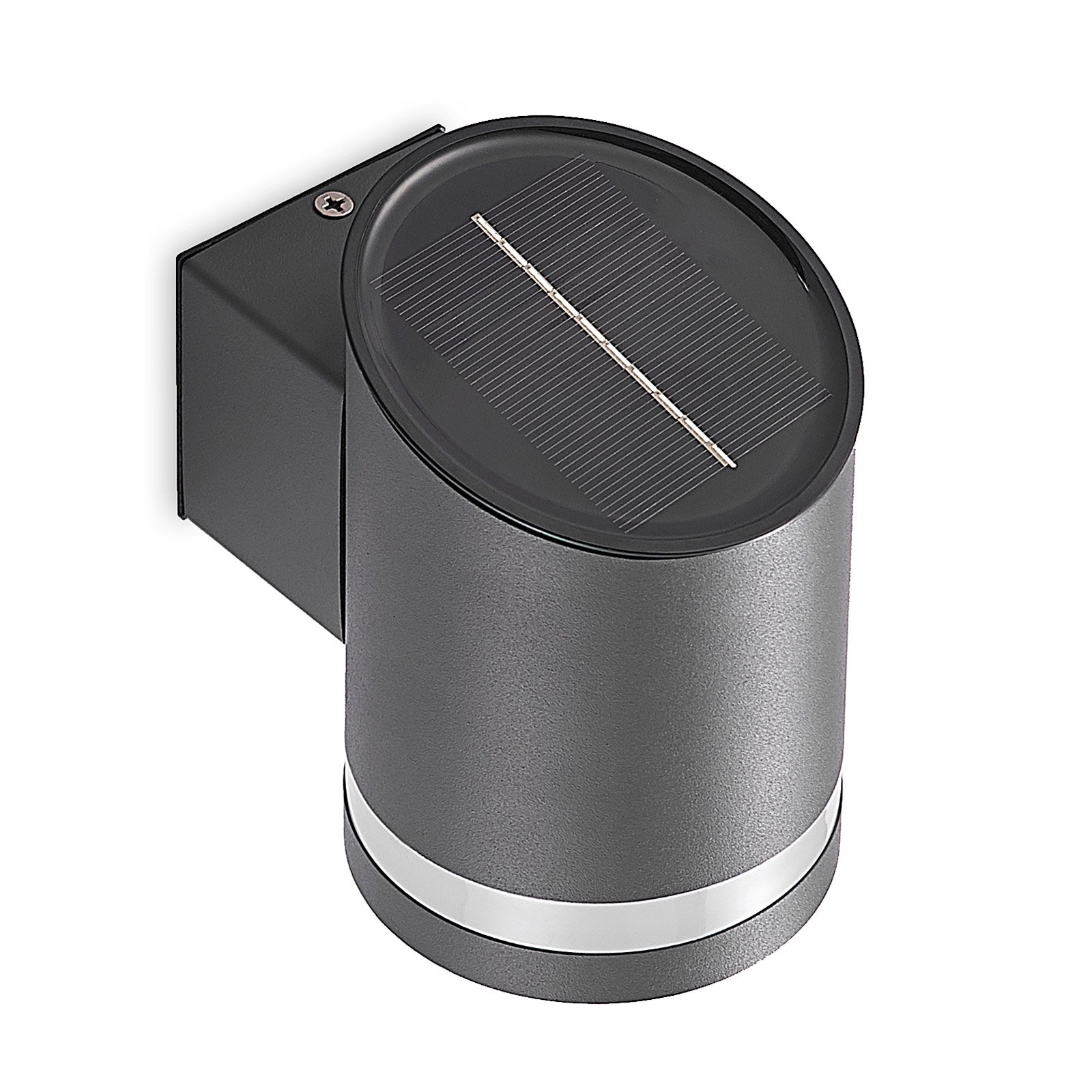 Bentlas LED Solar Cell Wall Lamp Anthracite - Lindby