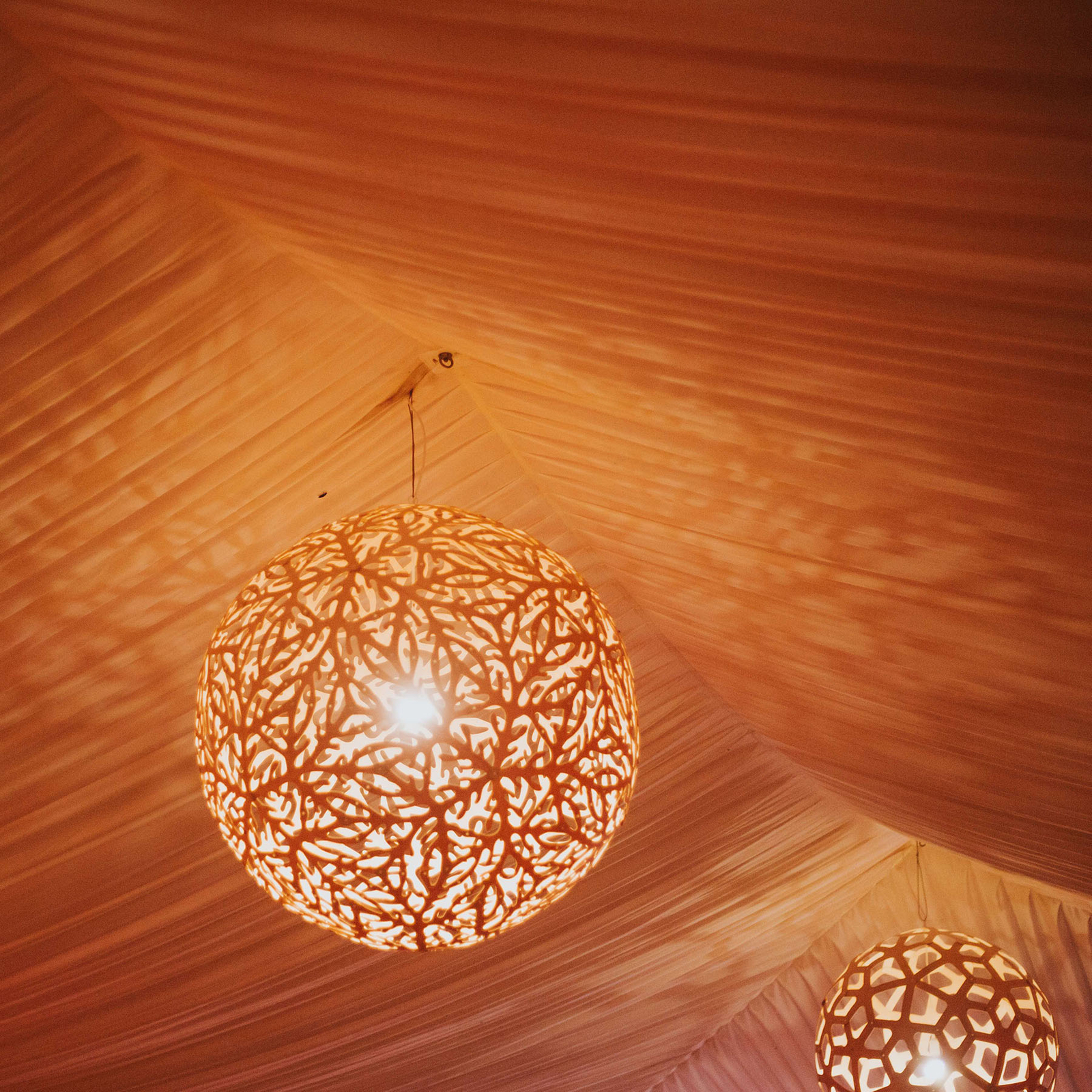 david trubridge Sola függő világítás Ø80cm bambusz