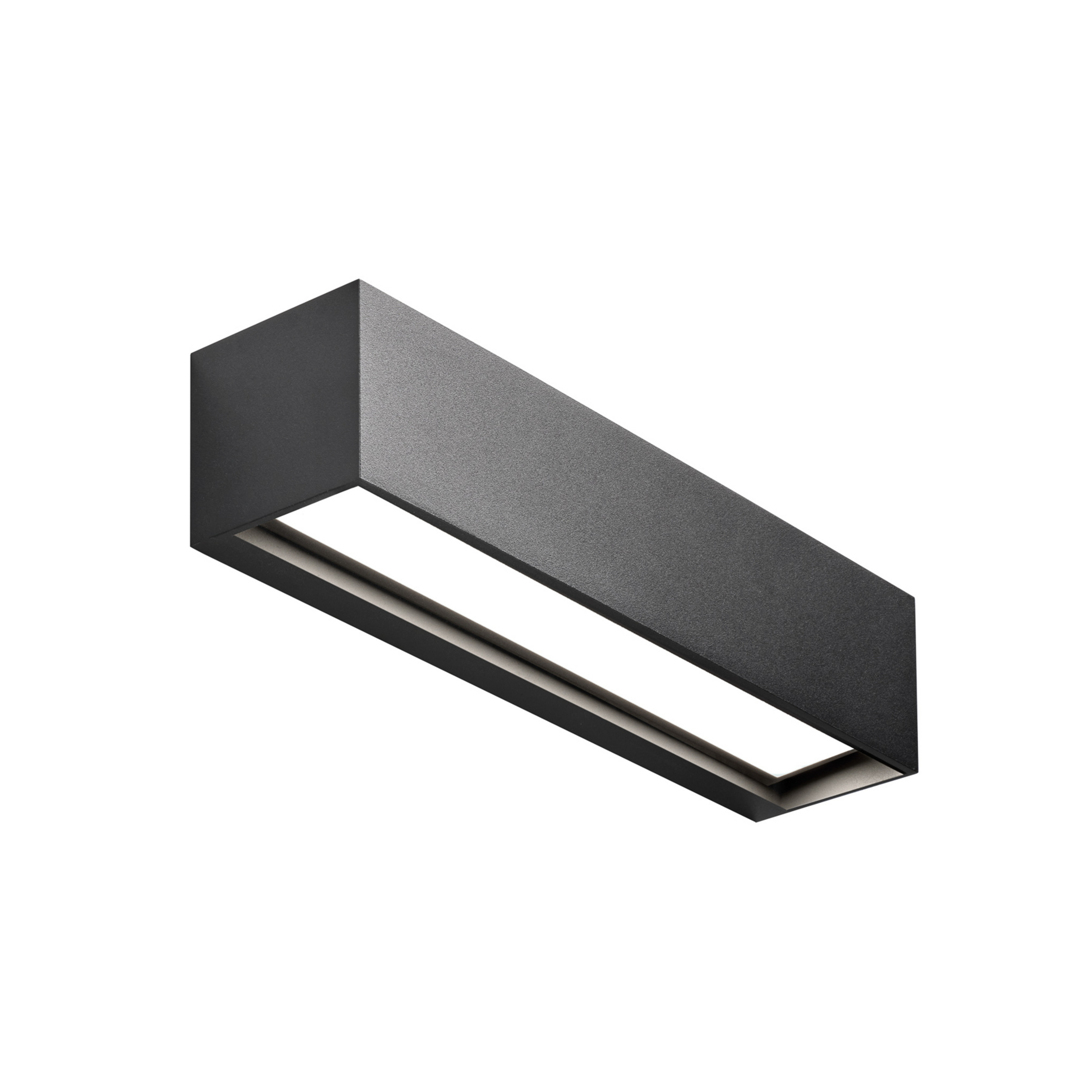 Linea W2 LED-væglampe sort 30 cm, CCT, IP54 - Light-Point