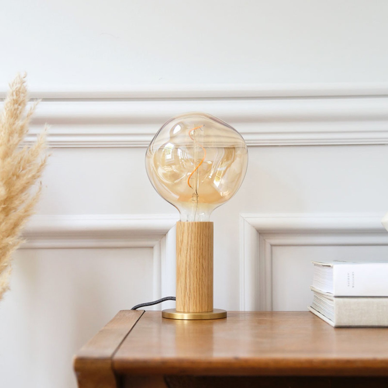 Oak Knuckle Lampe de Table avec Voronoi-I - Tala