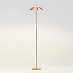 Vibia Mayfair - LED floor lamp, glossy copper