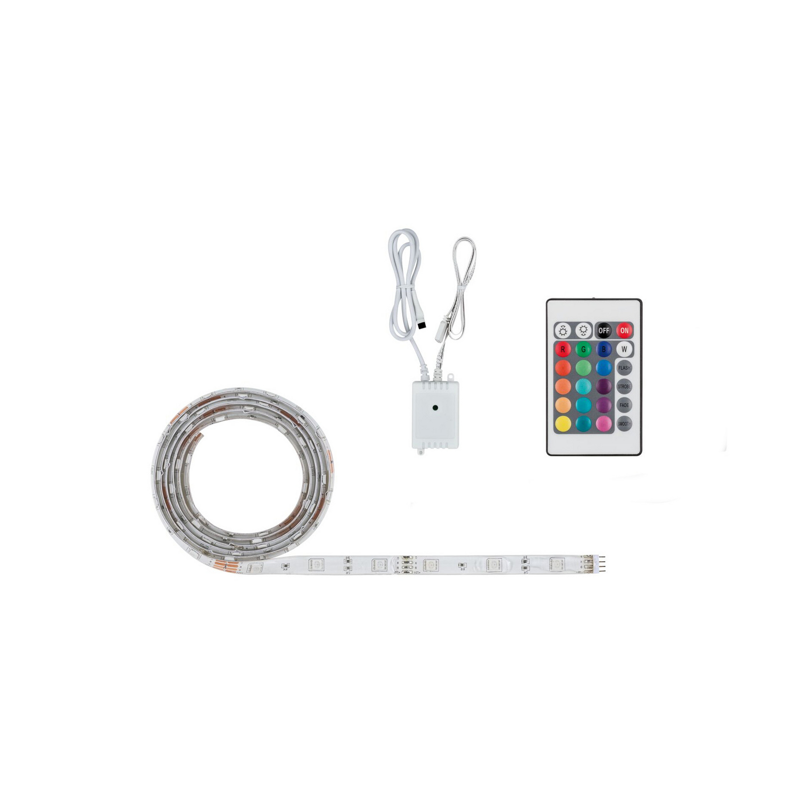 Paulmann LED-Streifen Komplettset SimpLED 1,5m RGB 10,5W Paulmann LED-Streifen Komplettset SimpLED 1,5m RGB 10,5W