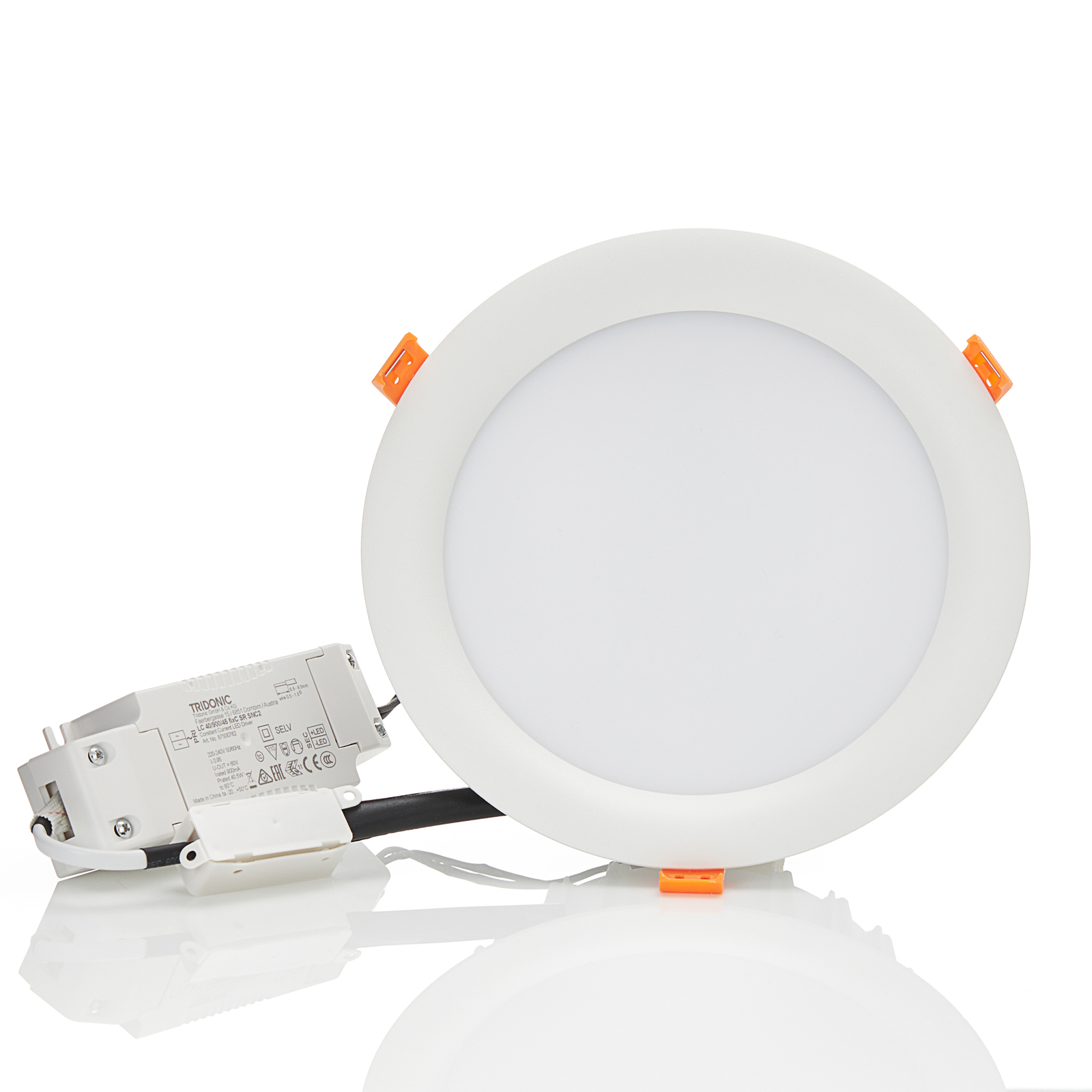 Arcchio Xavian LED recessed light 4,000 K 19 cm, for Living / Dining Room, cast aluminium, plastic, 29.4 W, energy efficiency: A+