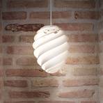 LE KLINT Swirl 2 Small, biela závesná lampa