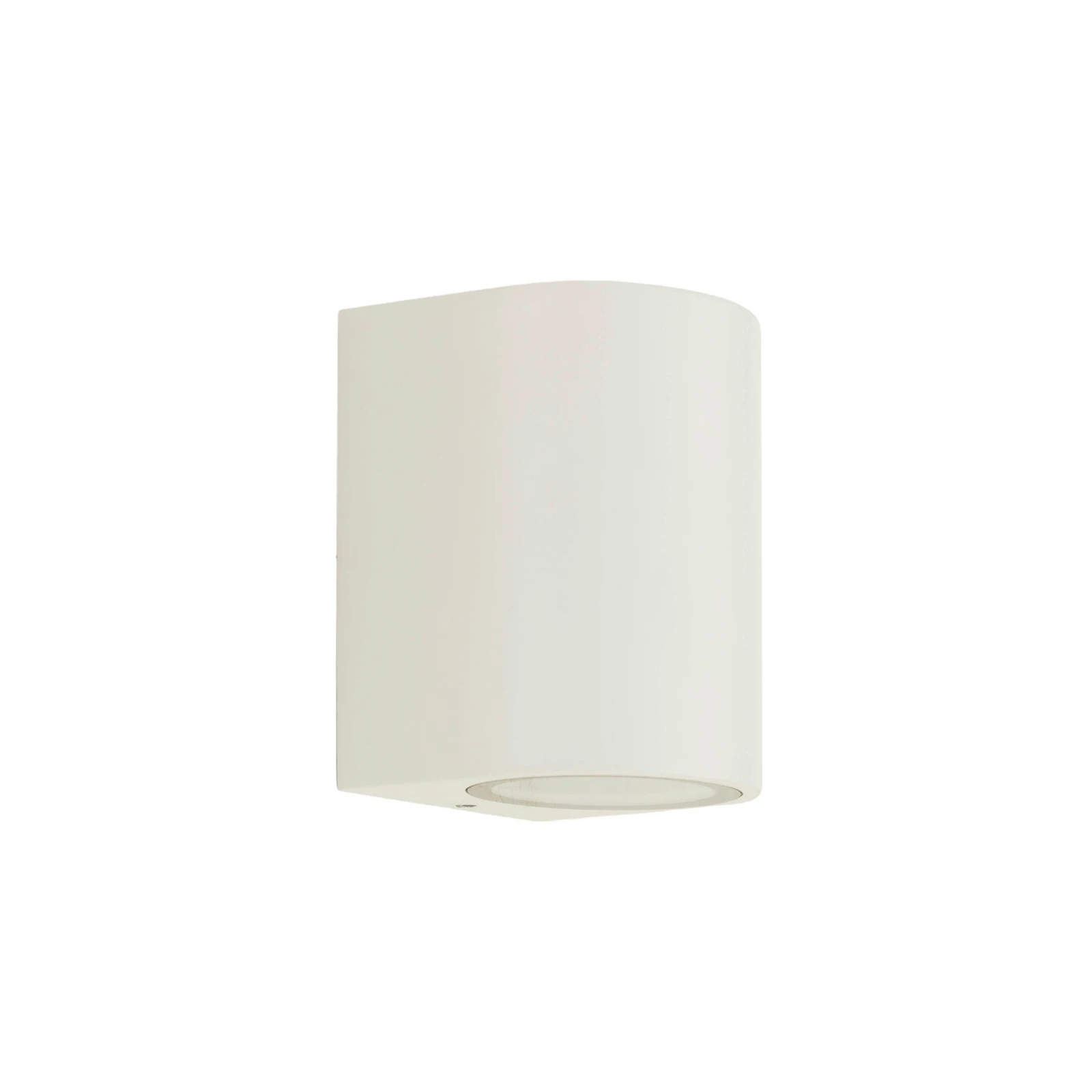Prios applique d'extérieur Tetje, blanc, rond, 10 cm