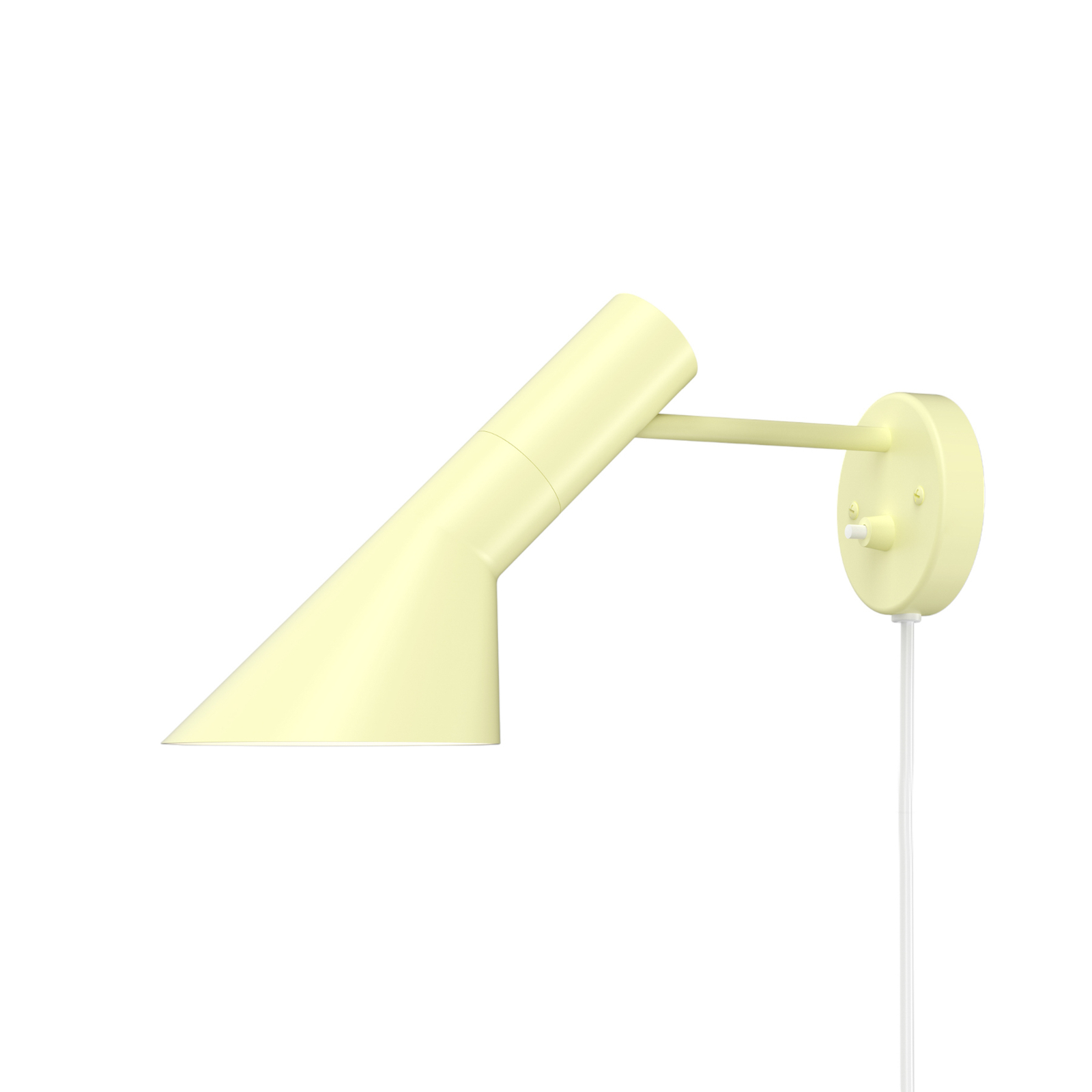 Louis Poulsen AJ designové nástěnné světlo světle žluté