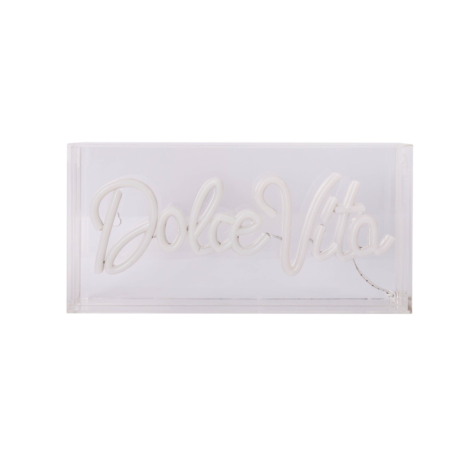 Kinkiet LED Dolce Vita, przezroczysty, 30x15 cm, plastik USB RGB