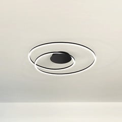 Lampa sufitowa LED Holy Ø 68cm czarny piaskowy