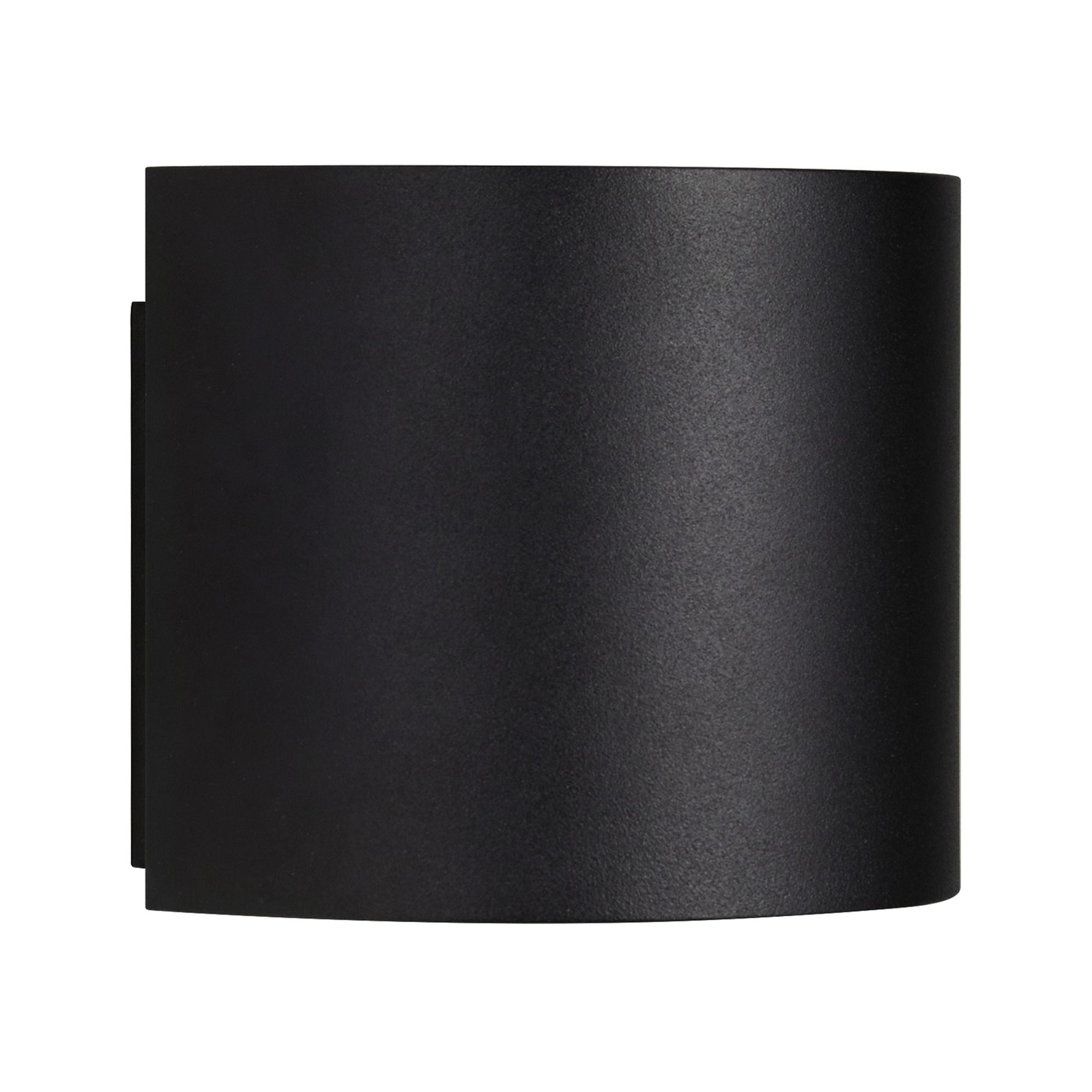 Candeeiro de parede exterior LED Milda, preto, subida/descida, alumínio
