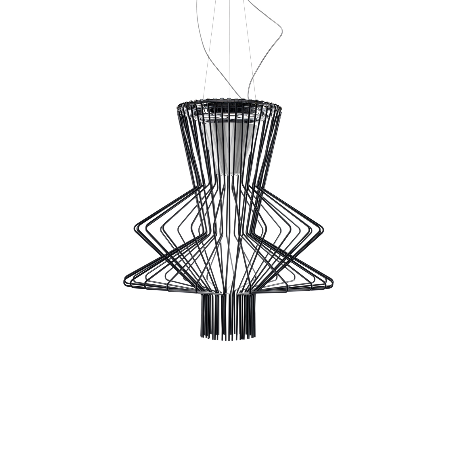 Foscarini Allegro Ritmico colgante LED, grafito