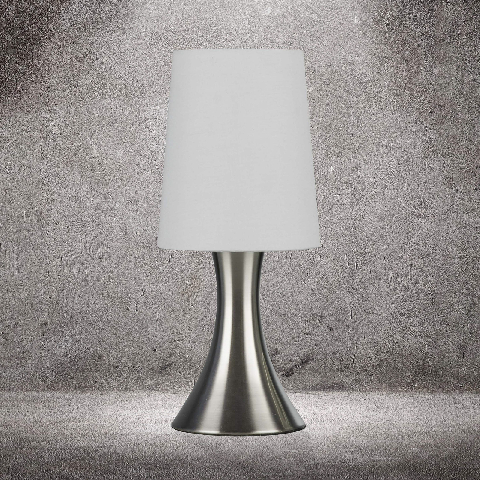 Touch 3922 table lamp, satin silver