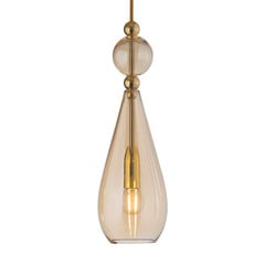 EBB &amp; FLOW Smykke M lampada a sospensione oro-fumo