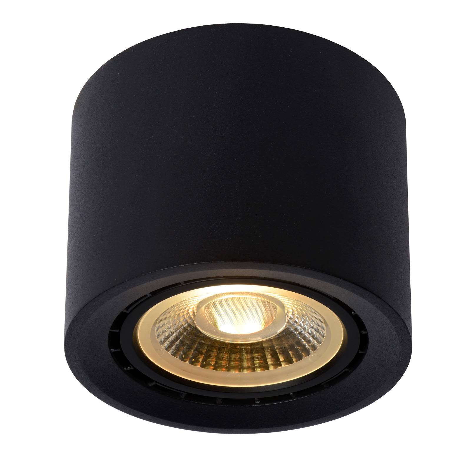 Lampa sufitowa LED Fedler dim to warm, czarna