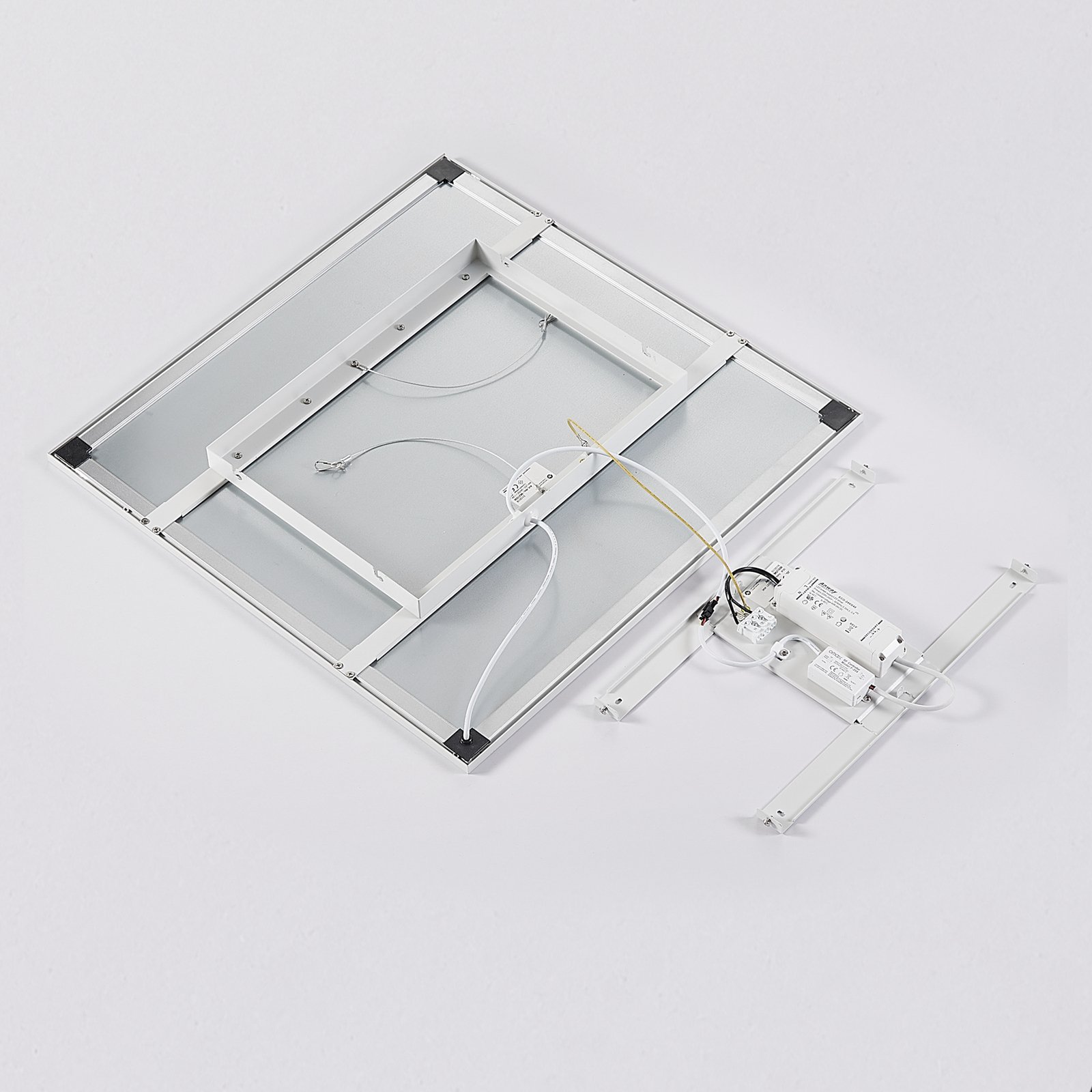 Arcchio Lysander panel LED, CCT, 62 cm, biały