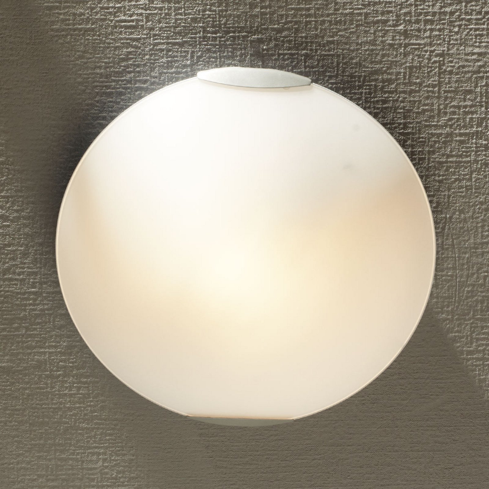 Fabas Luce Plafonieră Timeless Fox 30 cm - Camera de zi / sufragerie - modern - argintiu alb - Sticlă