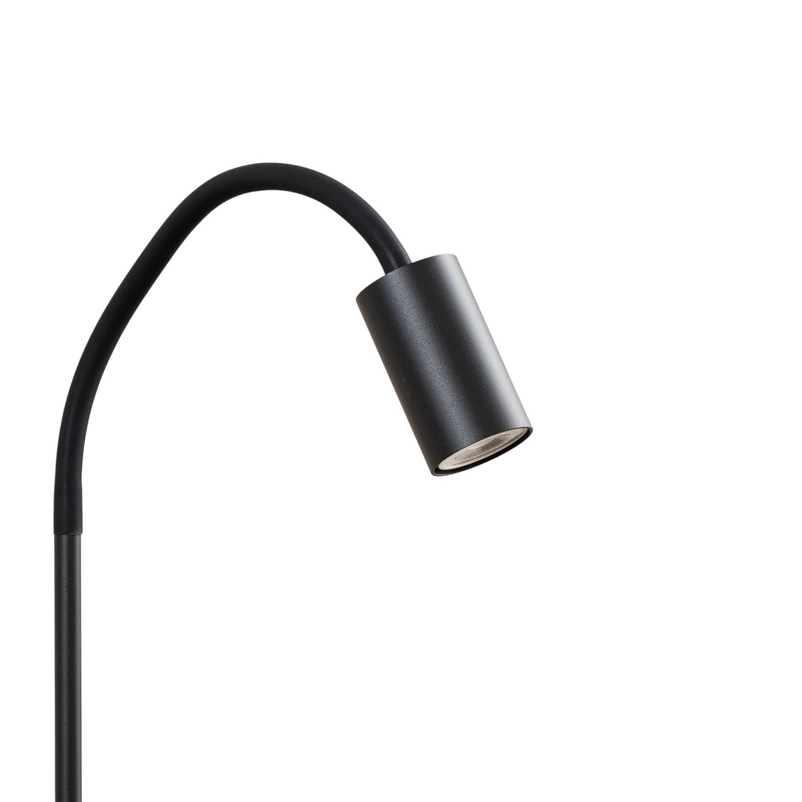 Lampe sur pied Eye Flex avec bras flexible, noir