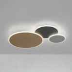 Paul Neuhaus Q-Piato plafón LED 3 luces