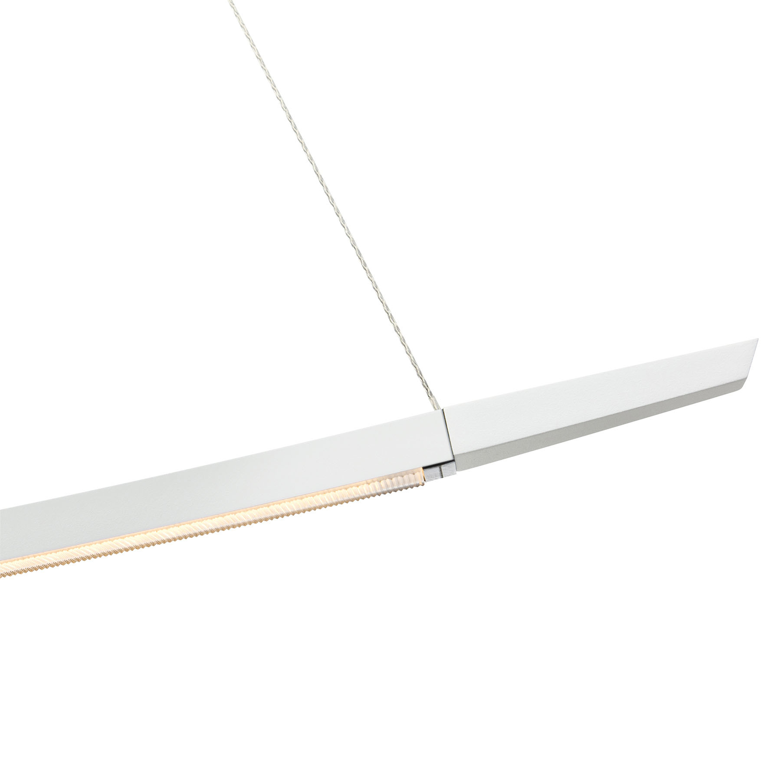 OLIGO Lisgo suspension LED, blanche mate