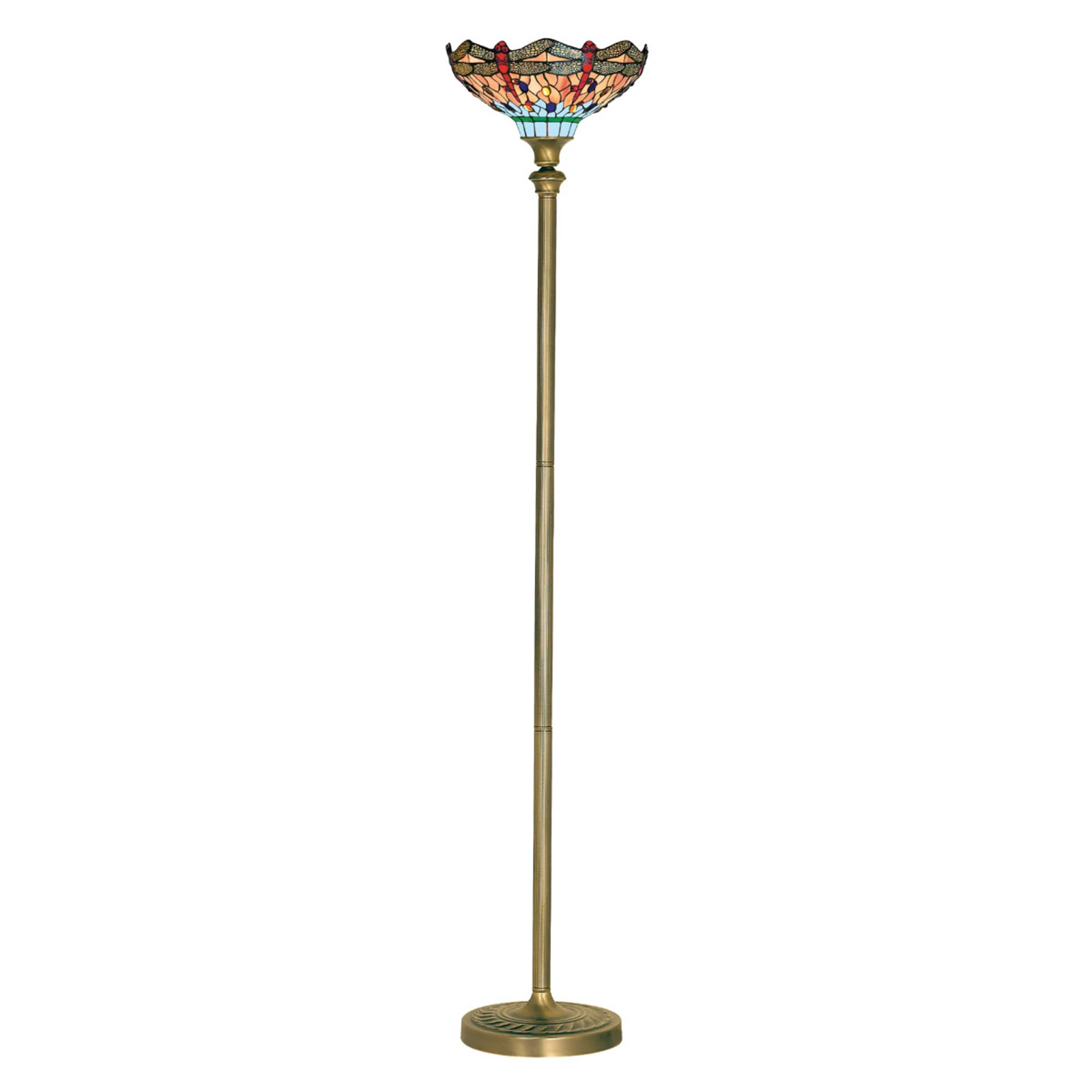 Dragonfly podna lampa u Tiffany stilu