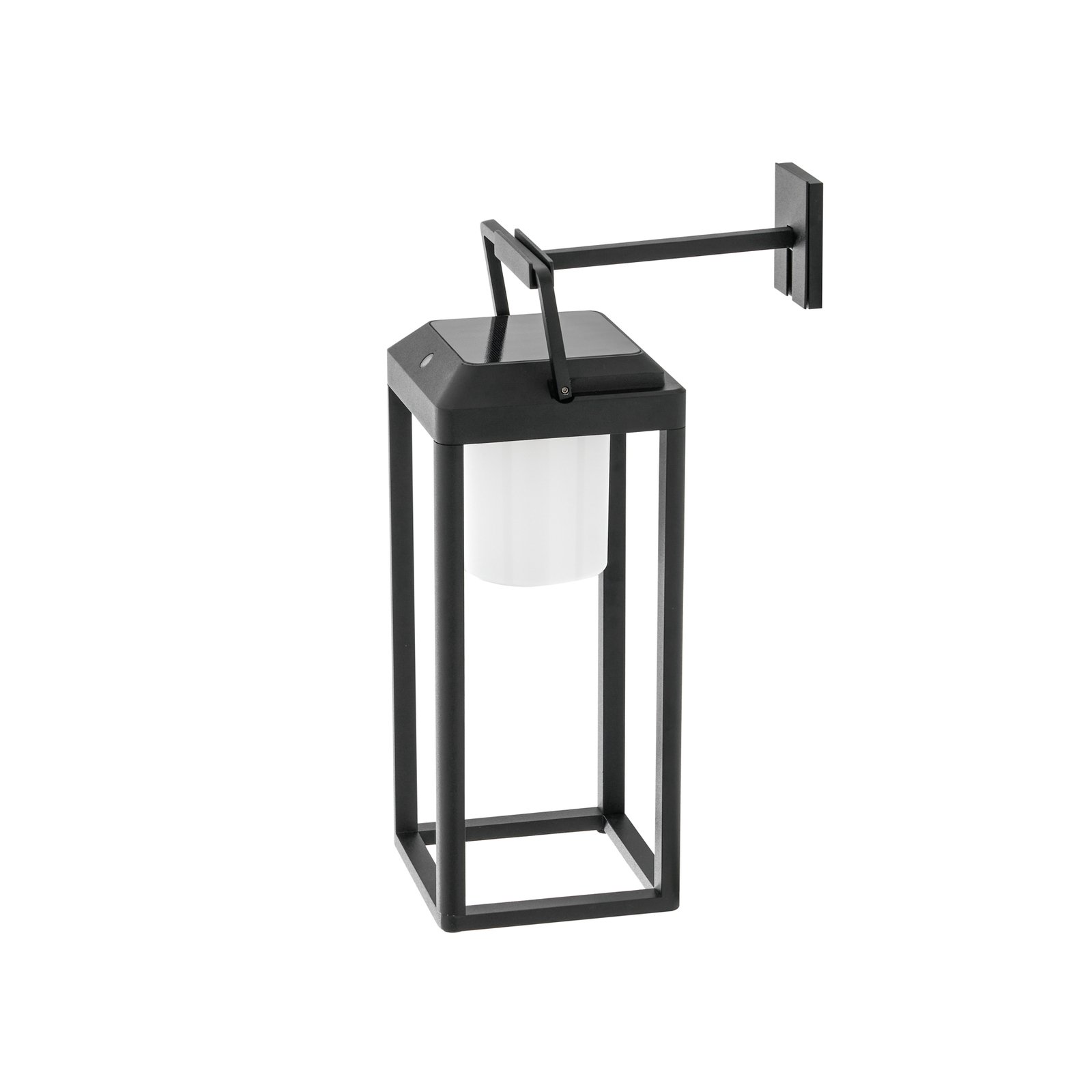 Tilena Square Solcellelampe Svart - Lucande