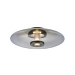 Vitrum LED-Deckenlampe, grau, Glas/Aluminium, Ø 45 cm - PURE