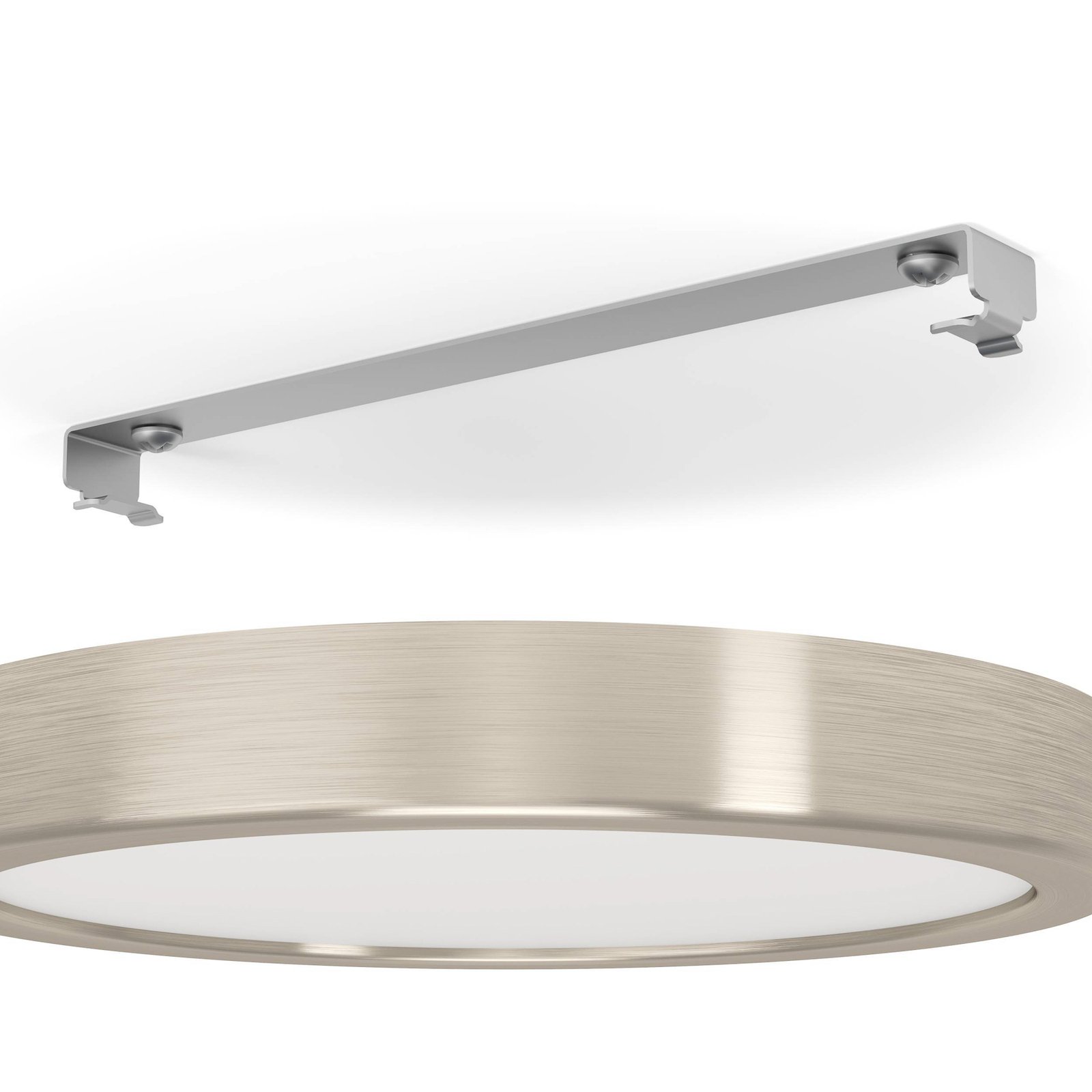 Panneau d'extension LED Fueva 5 IP20 830 nickel Ø21cm