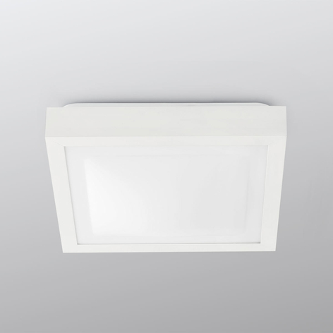 Quadratische Deckenlampe Tola für das Badezimmer
