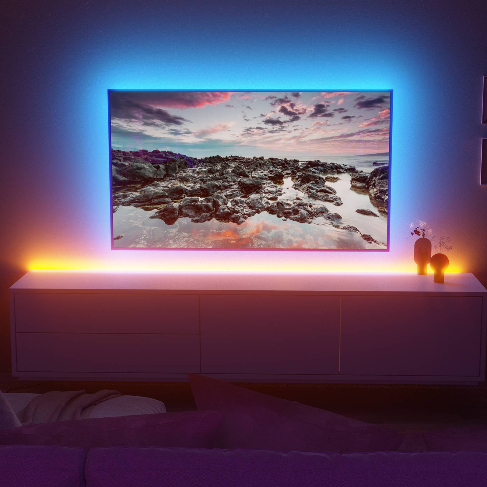 LED-nauha WLAN-valonauha himmennys RGBW 5 m