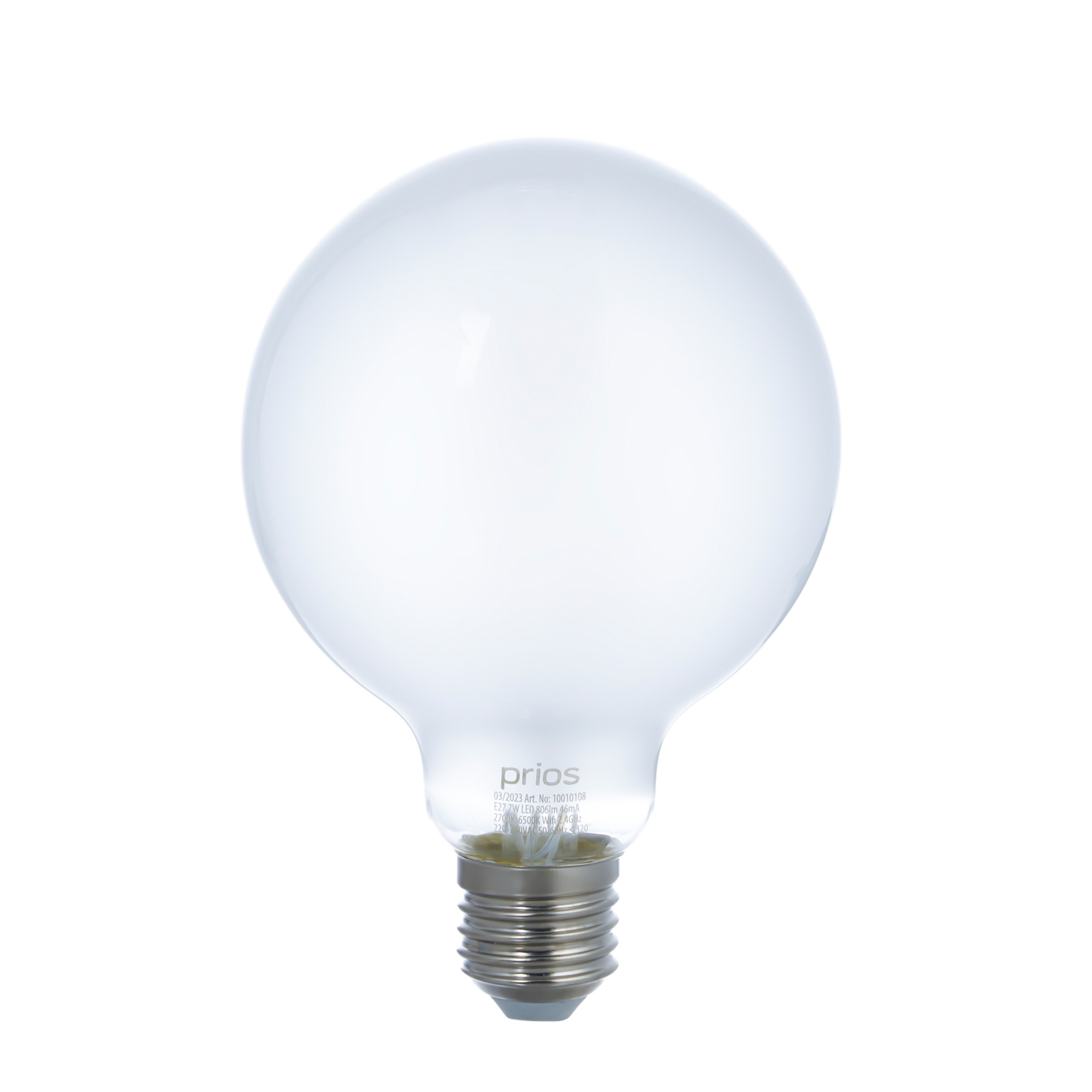 Smart LED E27 G95 7W WLAN matná tunable white