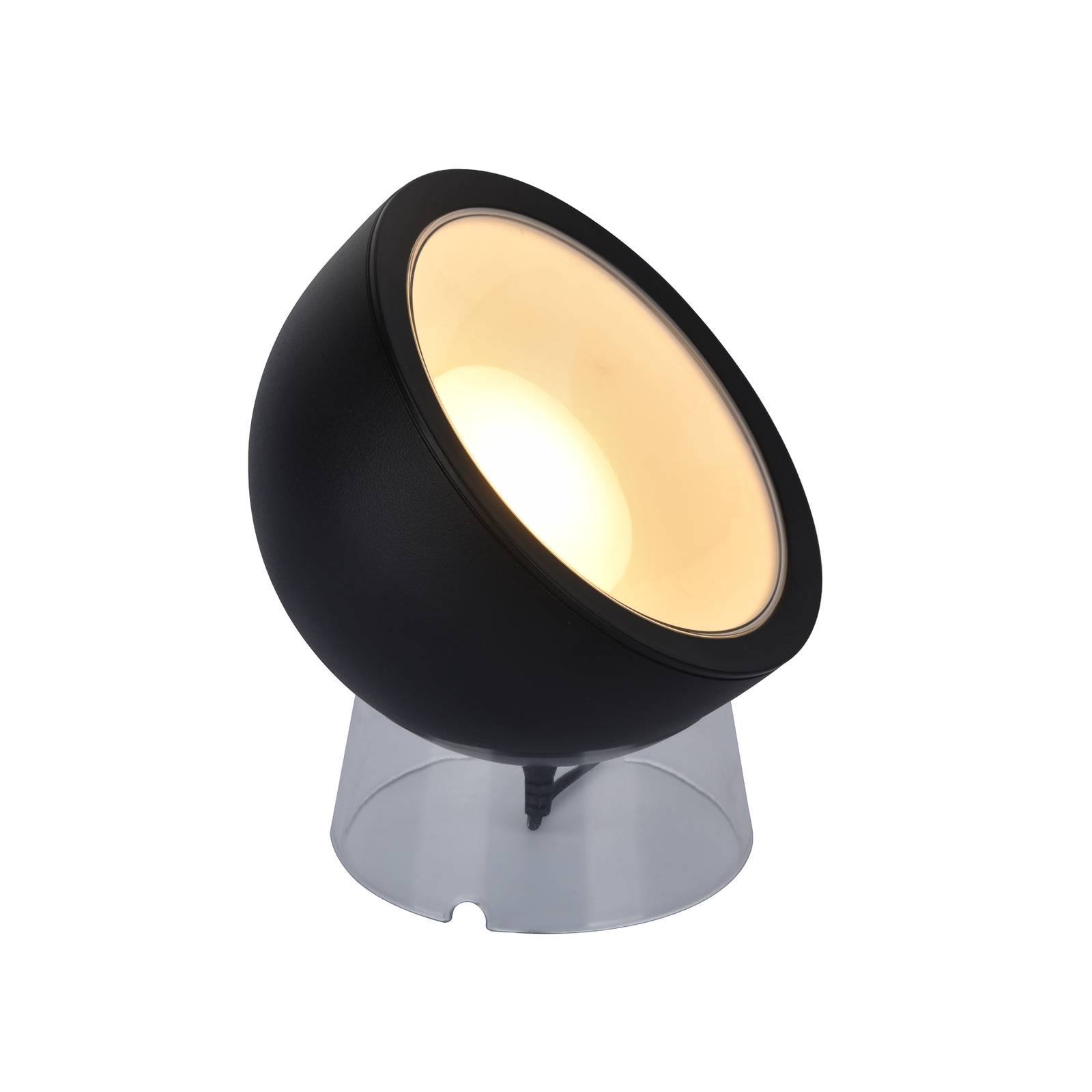 LED asztali lámpa Globe RGBW funkcióval, fekete