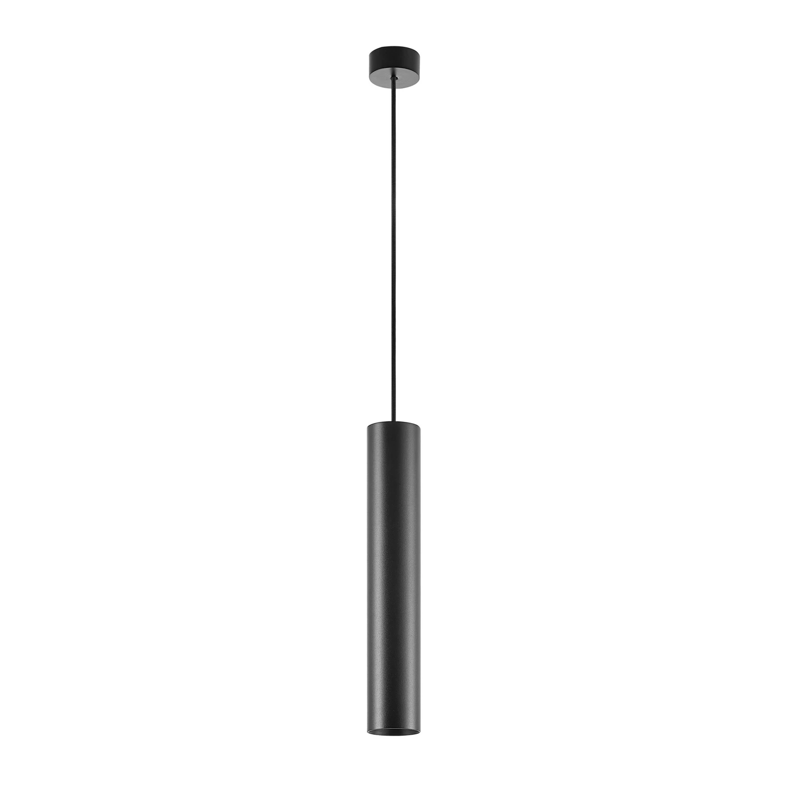 Hängeleuchte CAN, schwarz, Höhe 35 cm, Ø 6 cm, Metall, GU10