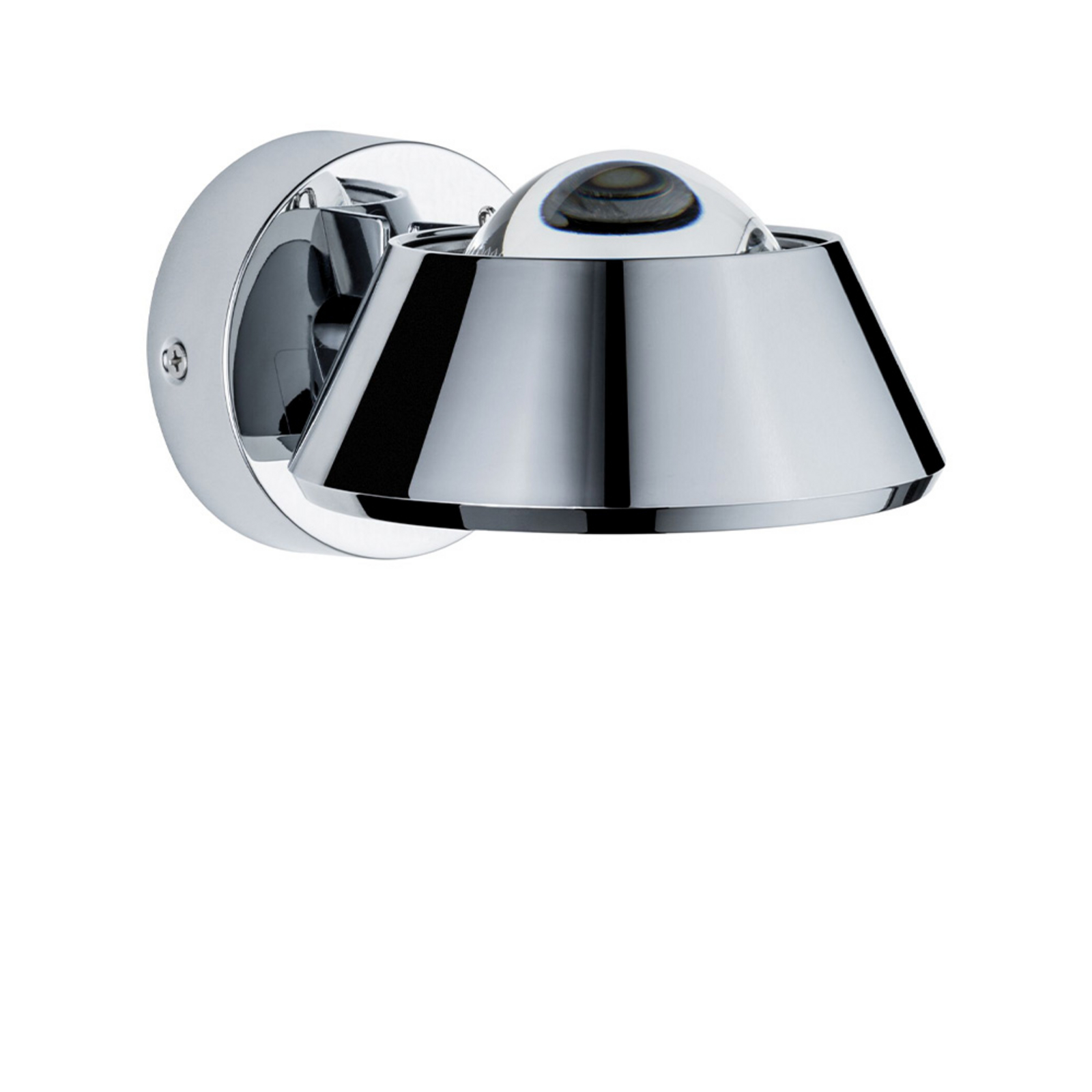 Sabik LED Wall Lamp IP44 Chrome - Paulmann