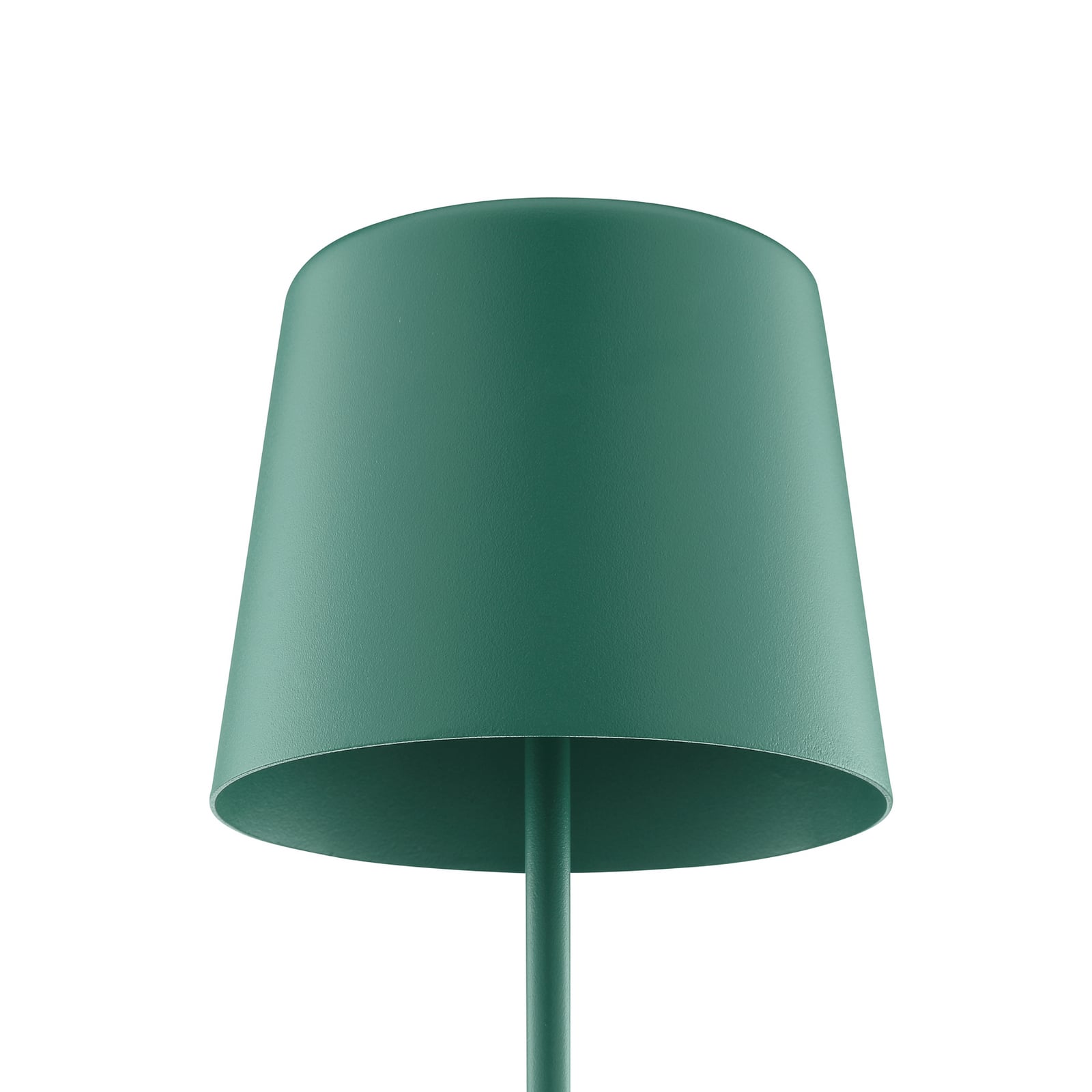 Lampe à poser LED rechargeable Kaami, verte, hauteur 37 cm, IP44, à intensité Lampe à poser LED rechargeable Kaami, verte, hauteur 37 cm, IP44, à intensité