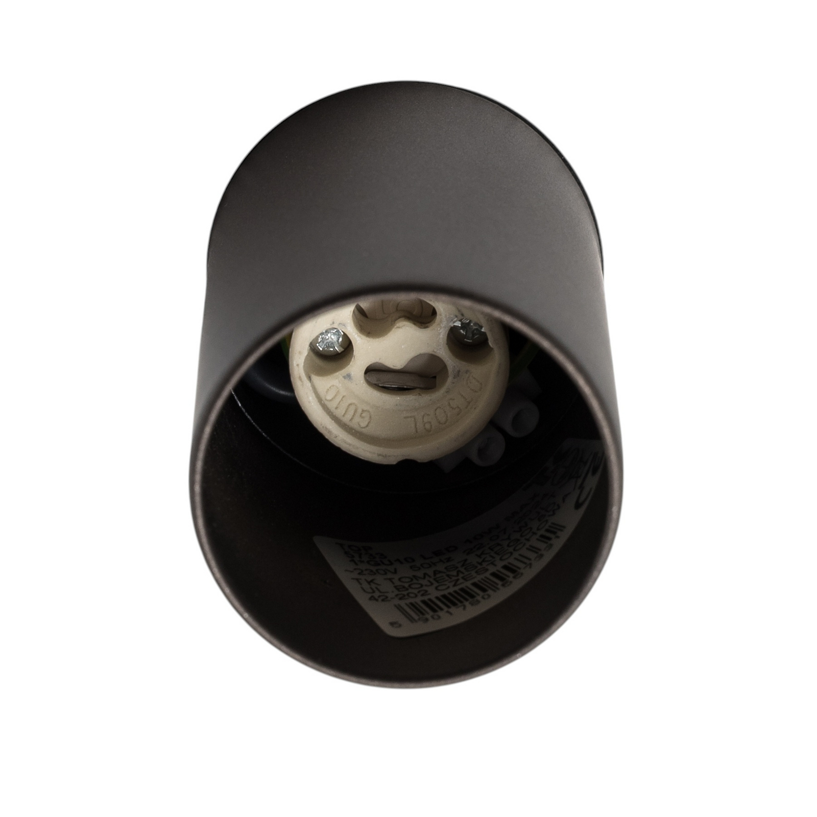 Downlight Top, 1 lyskilde, brun