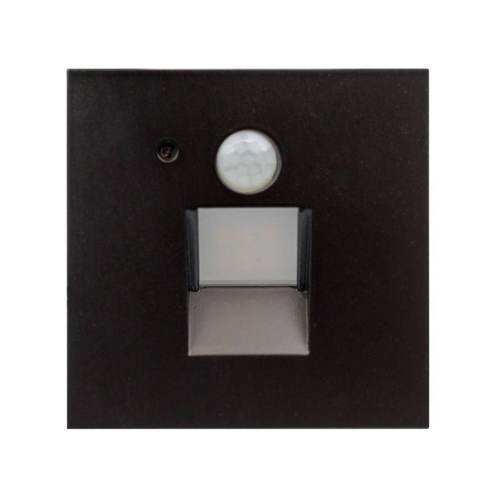 Neru Square LED Candeeiro de Parede Embutido com Sensor Black - Arcchio