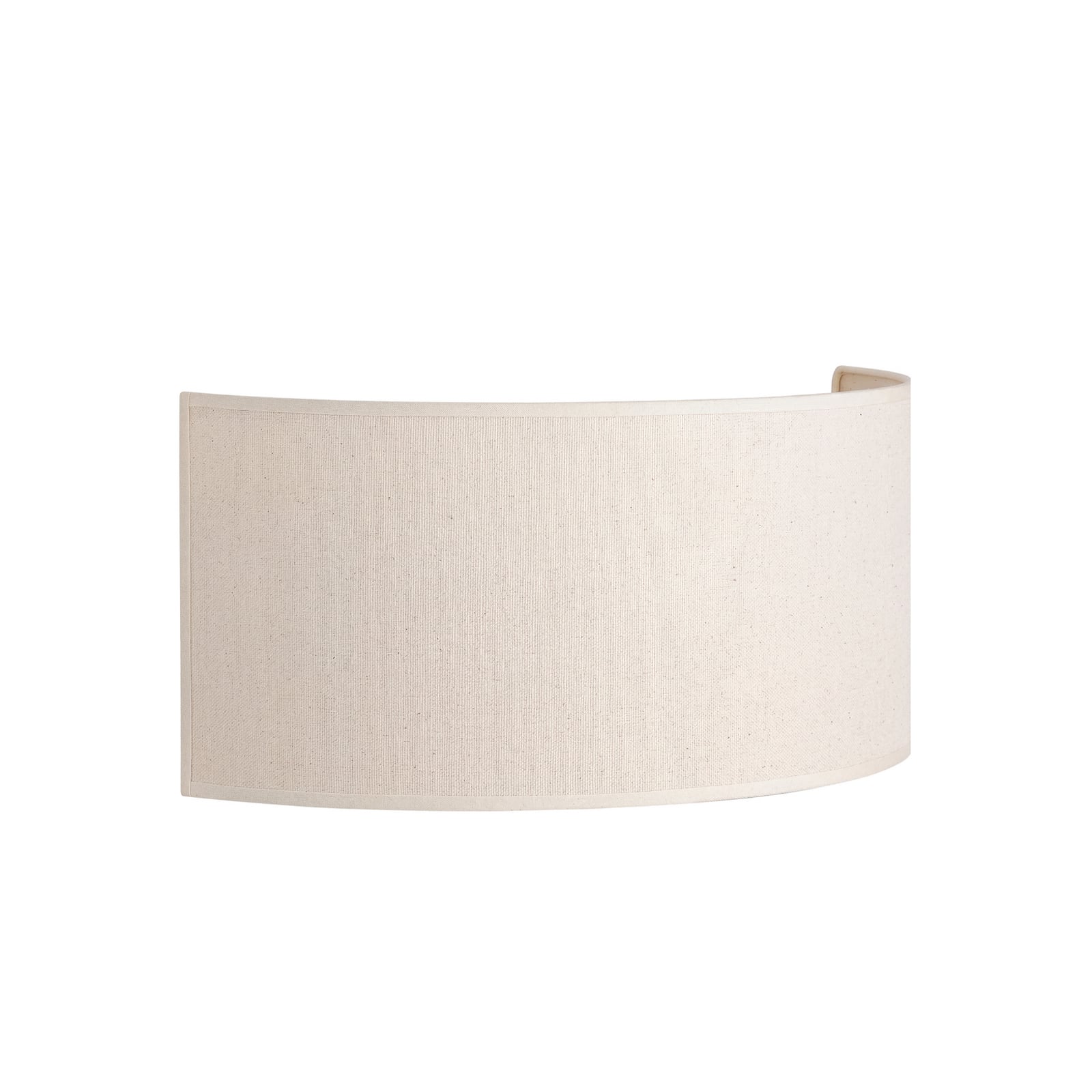 Wandlamp Nature, crème, breedte 40 cm, textiel, omhoog/omlaag