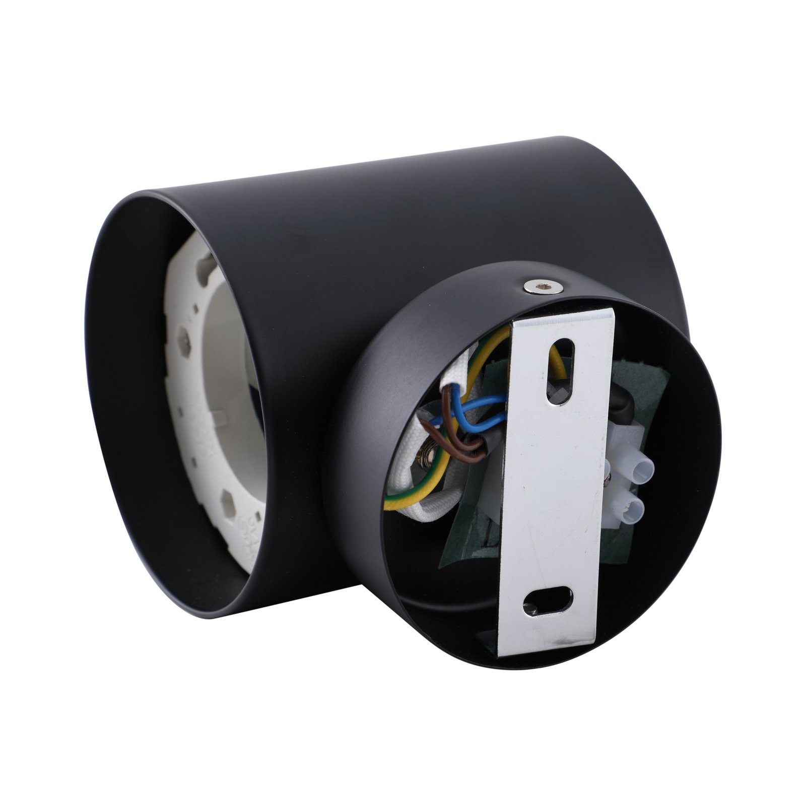 Lindby Aplică de perete Jyla, negru, sus/jos