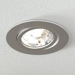 Foco empotrado LED Rico 6,5 W, acero cepillado