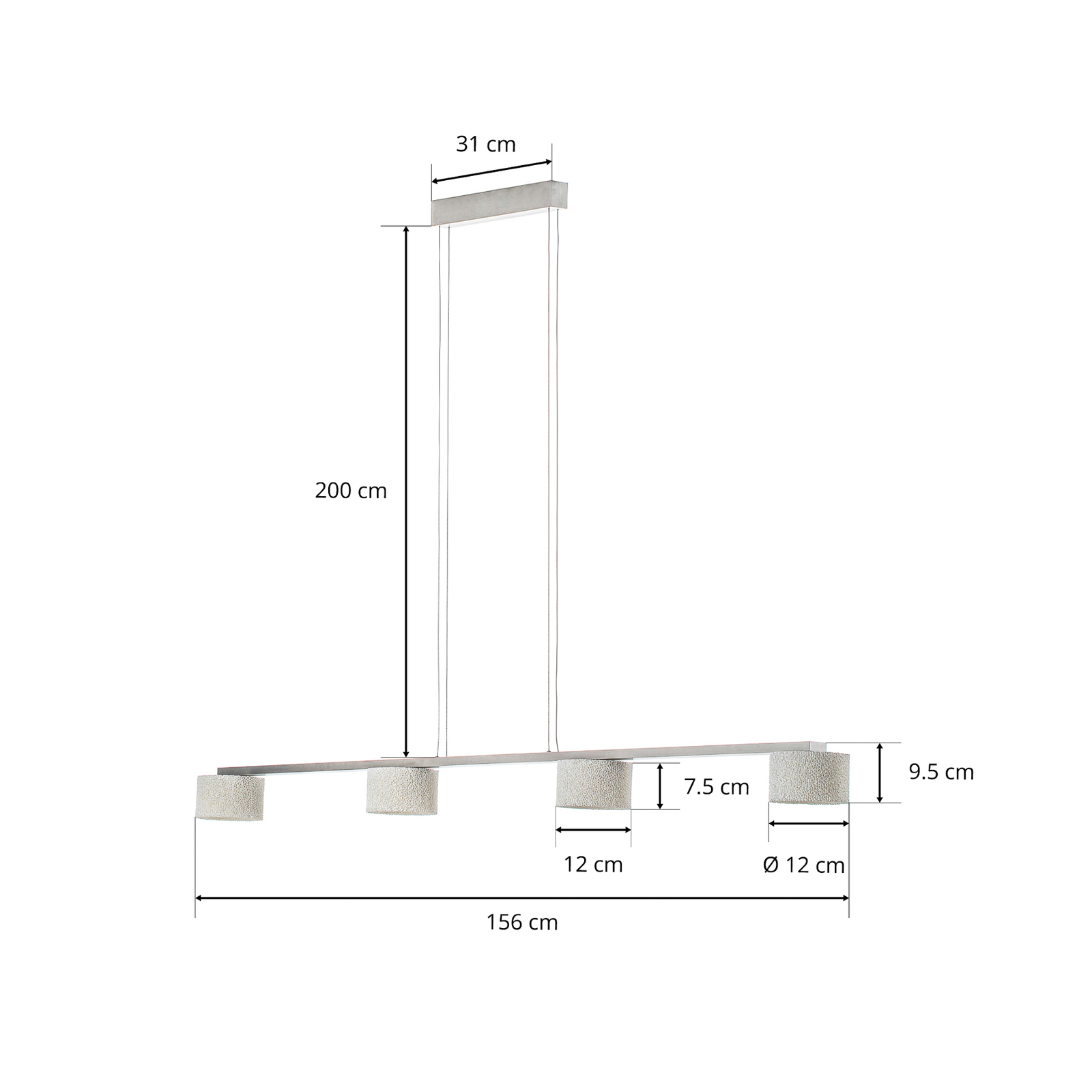 serien.lighting Reef - závěsné světlo pěna