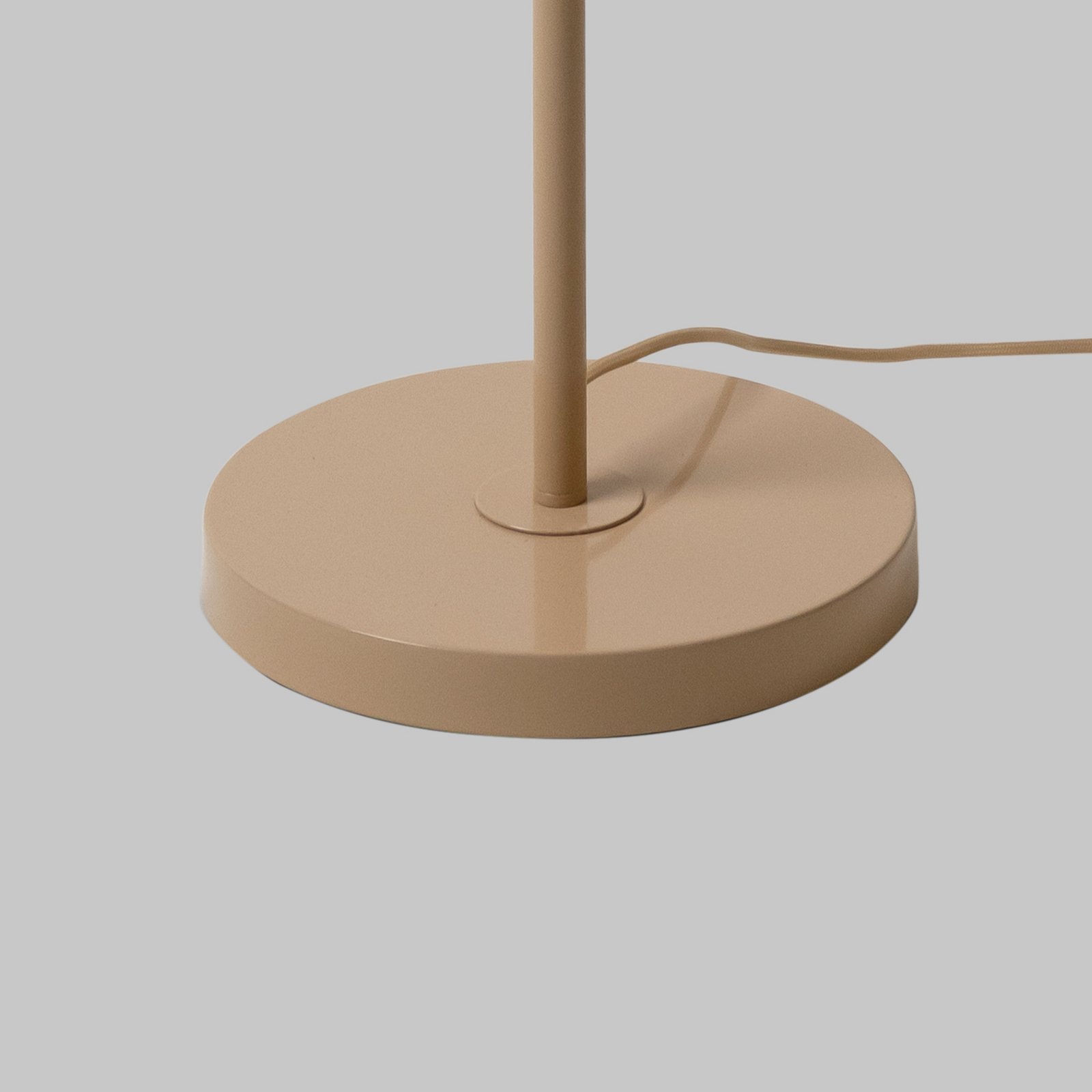 IT'S ABOUT ROMI Stehlampe Copenhagen, beige, Glas, drehbar